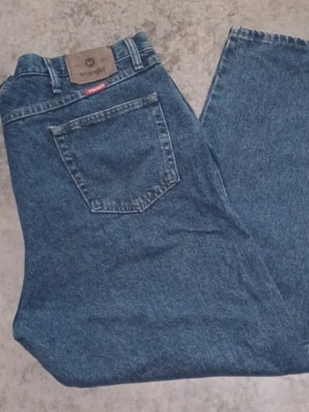 Wrangler Regular Fit Denim Jeans Size 44 x 29, 100% Cotton Hecho En México 008